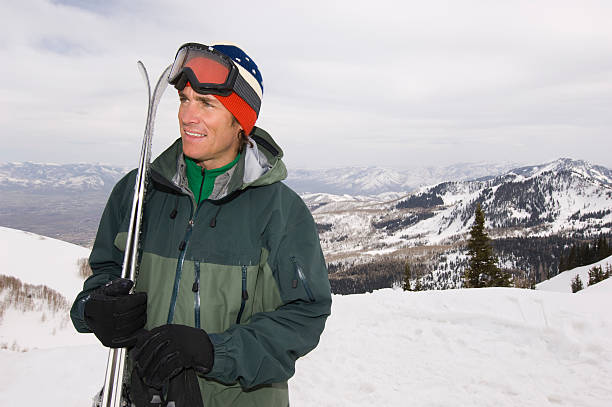 istock Happy Mature Male Skier 523357839