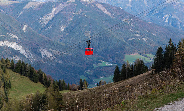 st. gilgen seilbahn - lake amadeus stock-fotos und bilder