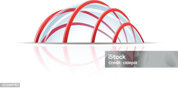 Glass Dome Stock Illustration - Download Image Now - Glass - Material, Architectural Dome, Rooftop