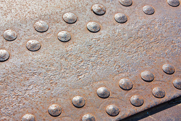 istock background of the rivets 523376562