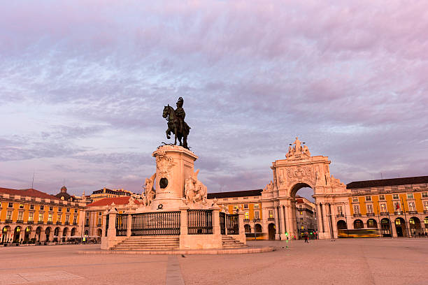 istock Rua Augusta Arch in Lisbon 523376782