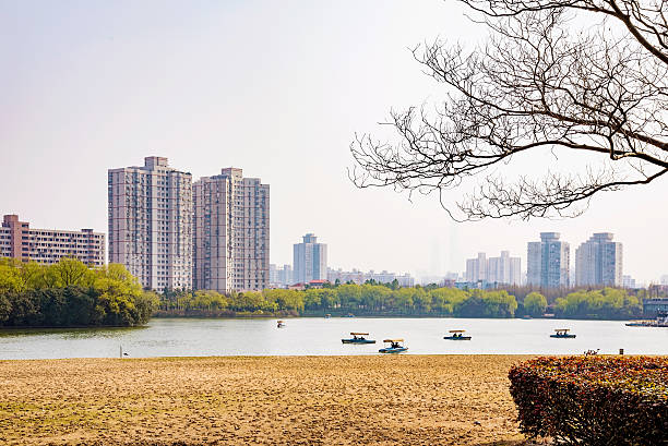 istock city park in Shanghai 523377340