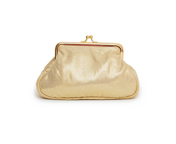 istock Woman purse (wallet) isolated on the white background 523377984