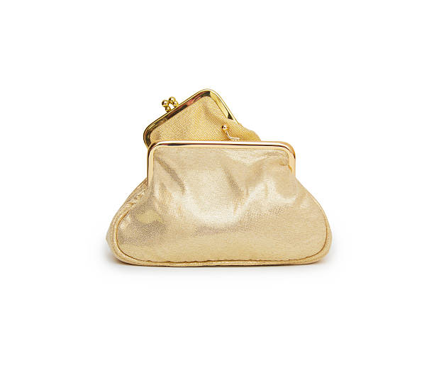 istock Woman purse (wallet) isolated on the white background 523378172