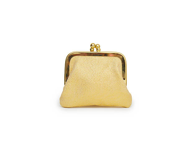 istock Woman purse (wallet) isolated on the white background 523378220