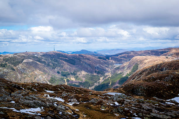 istock Beautiful mountains in Bergen 523378526