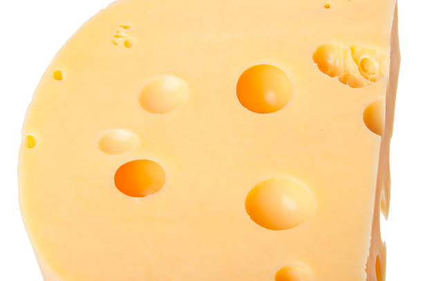 istock piece of cheese isolated on a white background 523379623