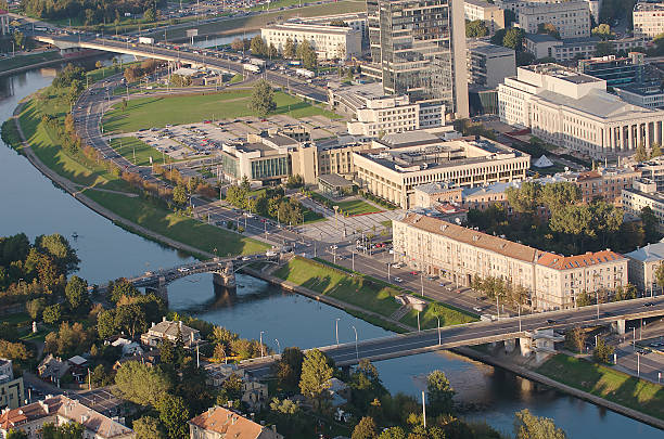 istock Zverynas and Neris River in Vilnius, Lithuania 523379755
