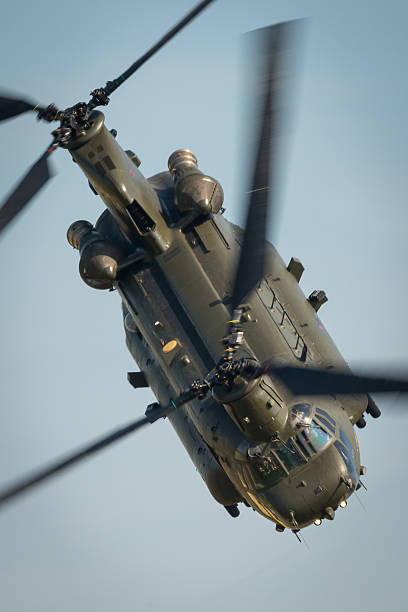 raf chinook helicóptero - helicopter boeing marines military - fotografias e filmes do acervo