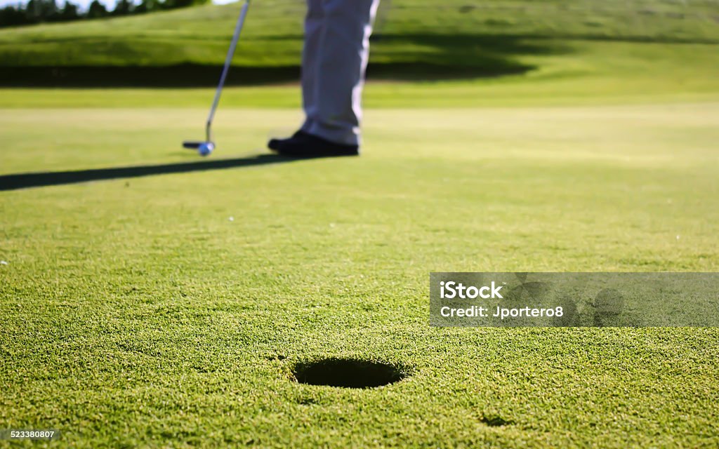 Green Green of court golf Activity Stock Photo