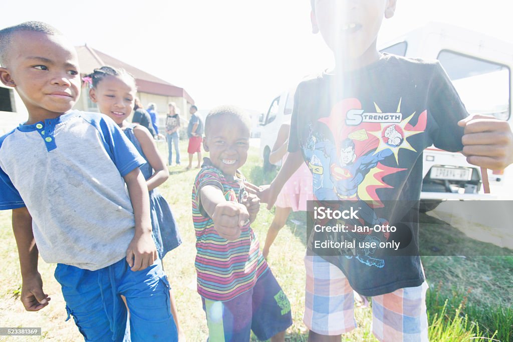 Kinder von Paarl in Südafrika - Lizenzfrei Afrikanischer Abstammung Stock-Foto