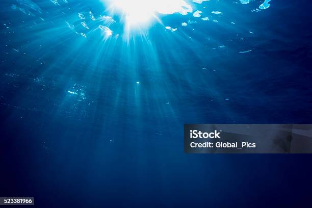 Sunbeam Palau Micronesia Stock Photo - Download Image Now - Underwater, Sea, Water