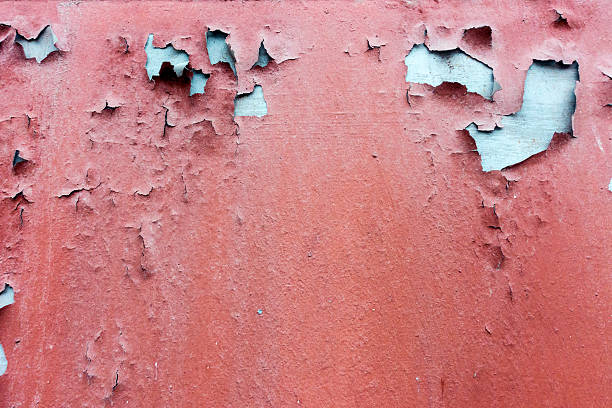 istock rusty peeled red paint on metal 523382551