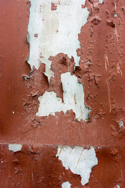 istock rusty peeled red paint on metal 523382817