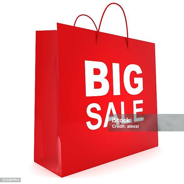 Big Sale Shopping Bag Stock Photo - Download Image Now - Bag, Buying, Gift Bag