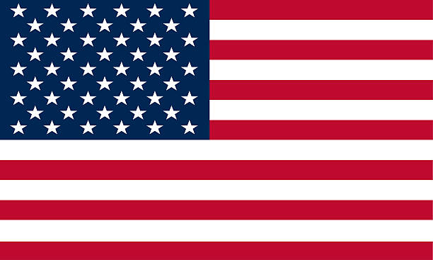 drapeau des états-unis - continent américain photos et images de collection