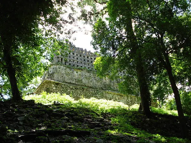 Photo of Archaeological site of Yaxchilan in Chiapas, Mexico