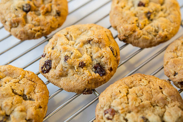istock Oatmeal cookies on Cooling Rack 523387138