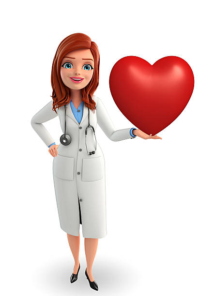 istock Young Doctor with heart 523391103