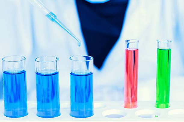 과학자 실험실 배경기술 및 컨셉입니다. - instrument of measurement fuel and power generation chemist chemistry 뉴스 사진 이미지