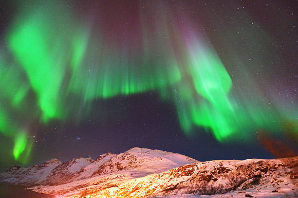 istock Aurora Borealis Over Ersfjorden, Tromso, Norway 523393066