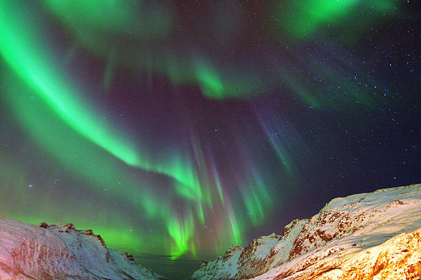 istock Aurora Borealis Over Ersfjorden, Tromso, Norway 523393188