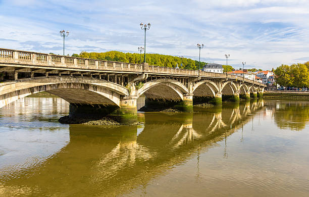 istock Saint Esprit bridge in Bayonne, France 523393593