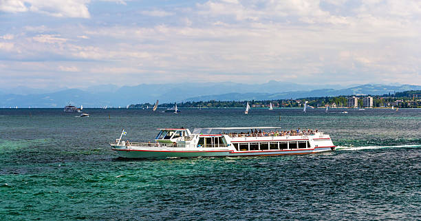 istock Boat on Bodensee lake between Germany, Switzerland and Austria 523395141