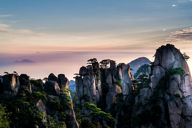istock Huangshan Yellow mountains 523396107