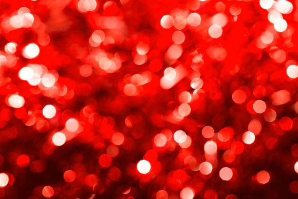 istock Defocused abstract red christmas background 523396381