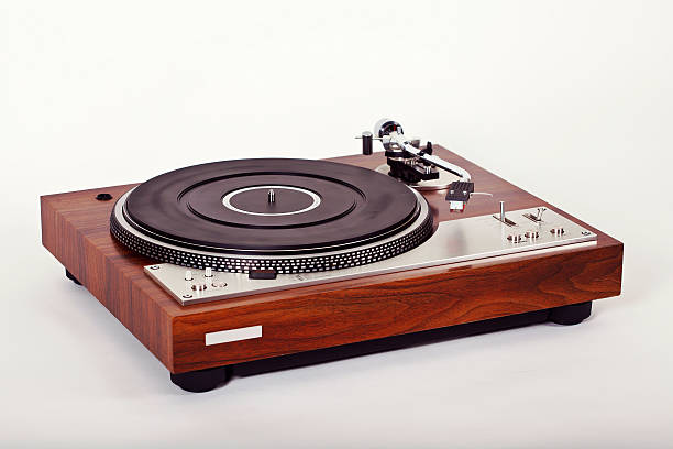 istock Stereo Turntable Vinyl Record Player Analog Retro Vintage 523398335