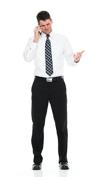 istock Businessman talking on mobile phone 523399386