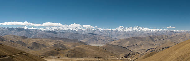 istock Four peaks of Himalayas, Tibet 523400244