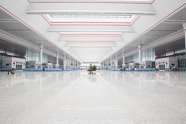 istock interior of the modern building 523401034