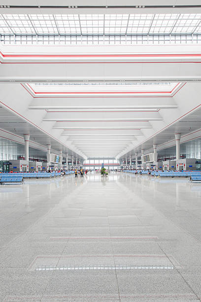 istock interior of the modern building 523401296