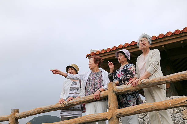 istock Elderly people are looking at the landscape 523402200