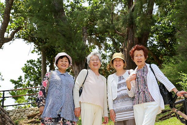 istock Elderly people are looking at the landscape 523403290