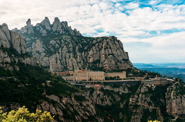 abadia de santa maria de montserrat, espanha - moreneta imagens e fotografias de stock