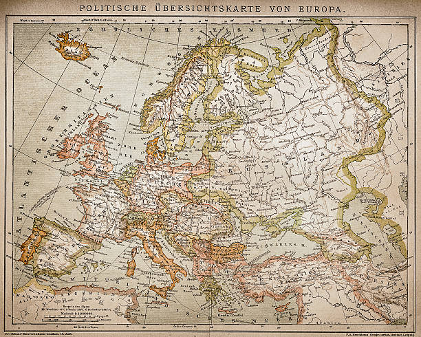 istock Political outline map of Europe 523405888