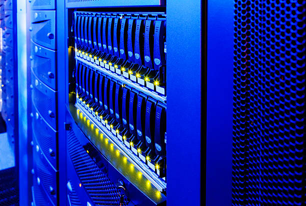 Storage Disk Rack Server 300+ Rack Mounted Servers Stock Photos, Pictures & Royalty-Free Images ...
