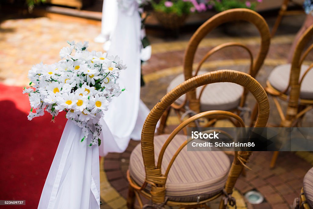 flower decoration wedding ceremony Arrangement Stock Photo