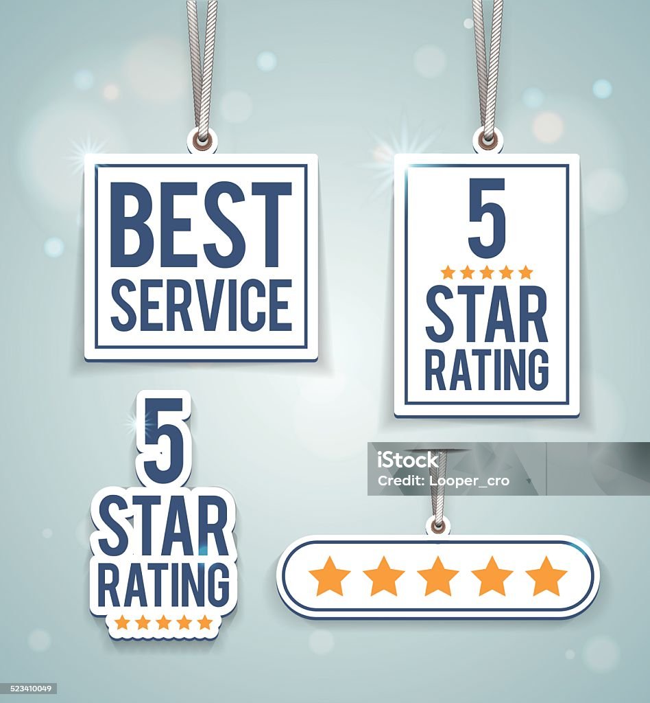 Rating Indication Rating Signs Stock Illustration - Download Image Now - Blue, Clip Art ...
