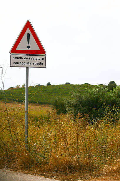 istock Attention - Rough road . narrow track 523413663