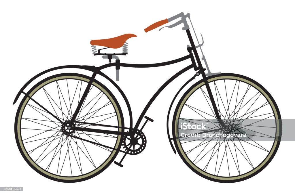 Retro bike Bicycle stock vector