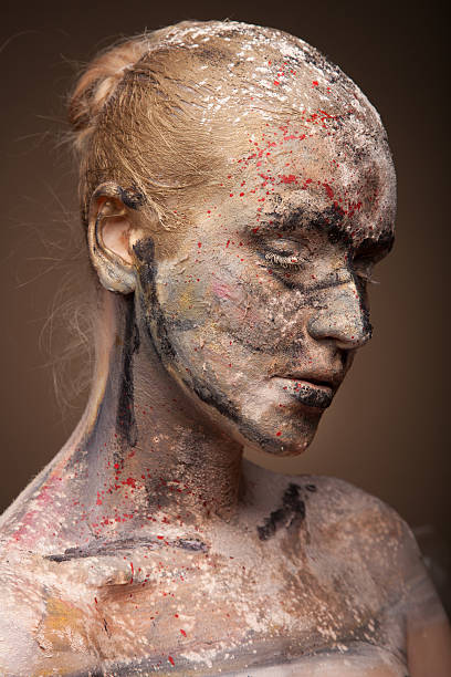 istock crazy color face art women portrait 523414077