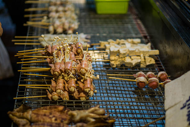 istock Thai street grill food 523417253