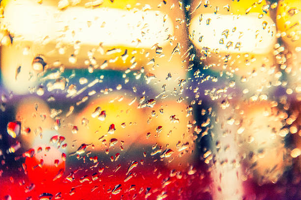 istock Rainy days,Rain drops on window,rainy weather, 523428381