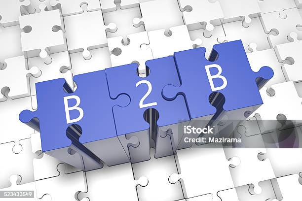 Business To Business Stock Photo - Download Image Now - Blue, Business, Business Strategy