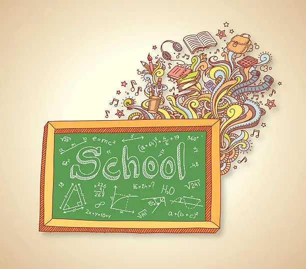Vector illustration of Back to School