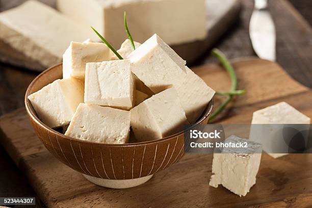 Organic Raw Soy Tofu Stock Photo - Download Image Now - Cube Shape, Tofu, Asia